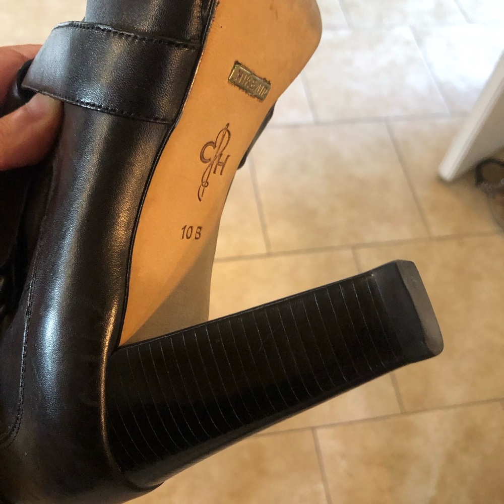 Cole Haan X Nike Black Courtney Air Tall Boots. Size 10 B - Picture 12 of 13